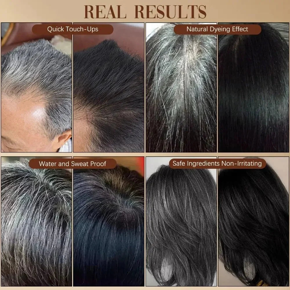WATER AND SWEAT PROOF HAIR COMB DYE