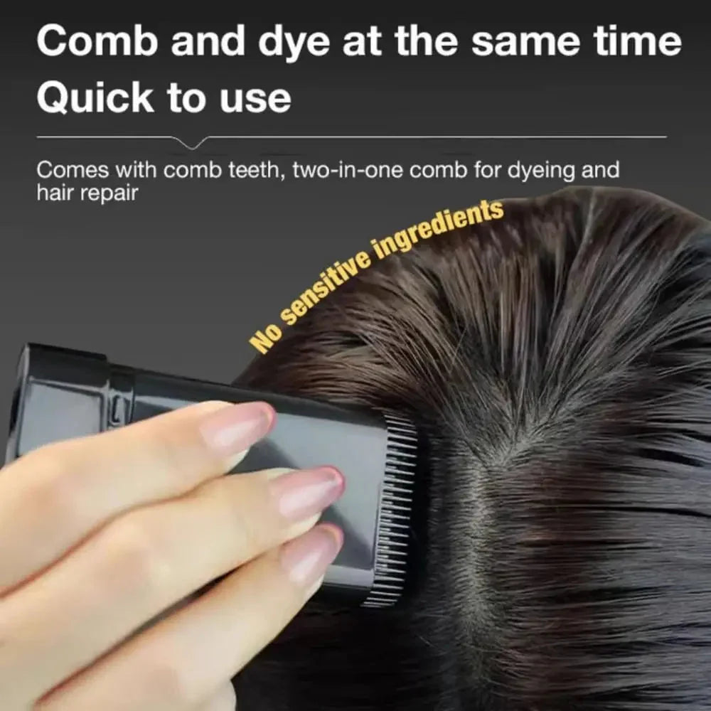 WATER AND SWEAT PROOF HAIR COMB DYE
