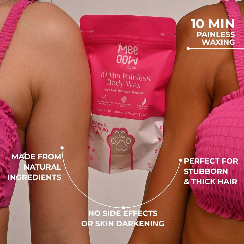 Rose Meow Body Hair Removal Wax Powder ( BUY 1 GET 2 FREE )